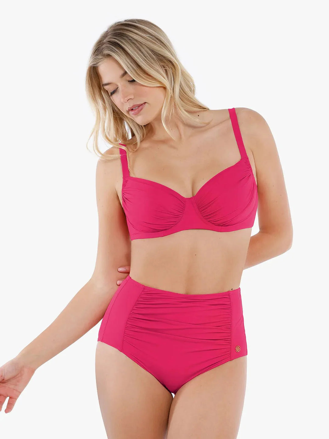 Shapewear Ruched Underwire Bikini Top - Modefluss