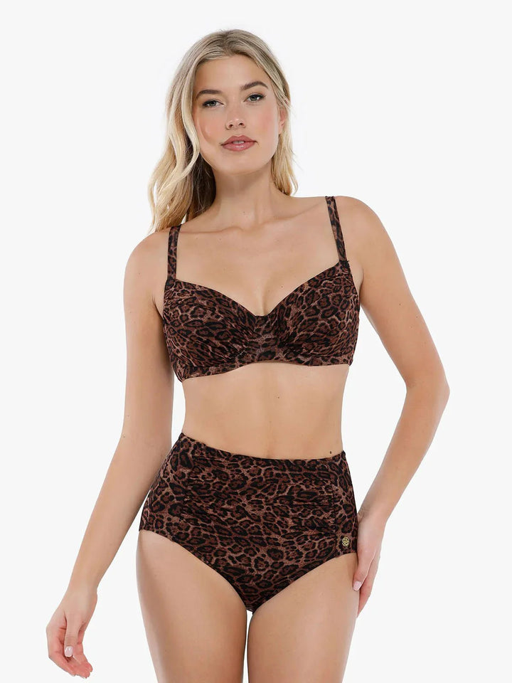 Shapewear Ruched Underwire Bikini Top - Modefluss