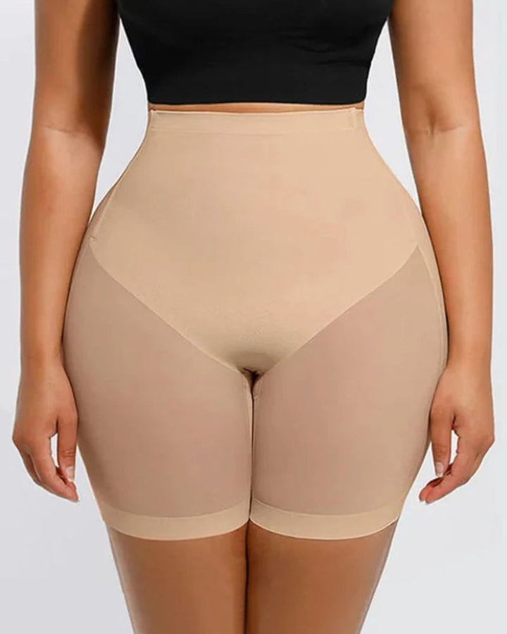 V Wasited Mesh Smooth Butt-Lifting Shorts