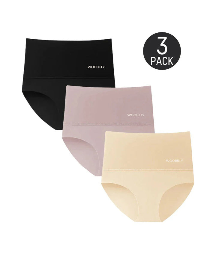 3-Pack High Waisted Tummy Control Briefs for Women