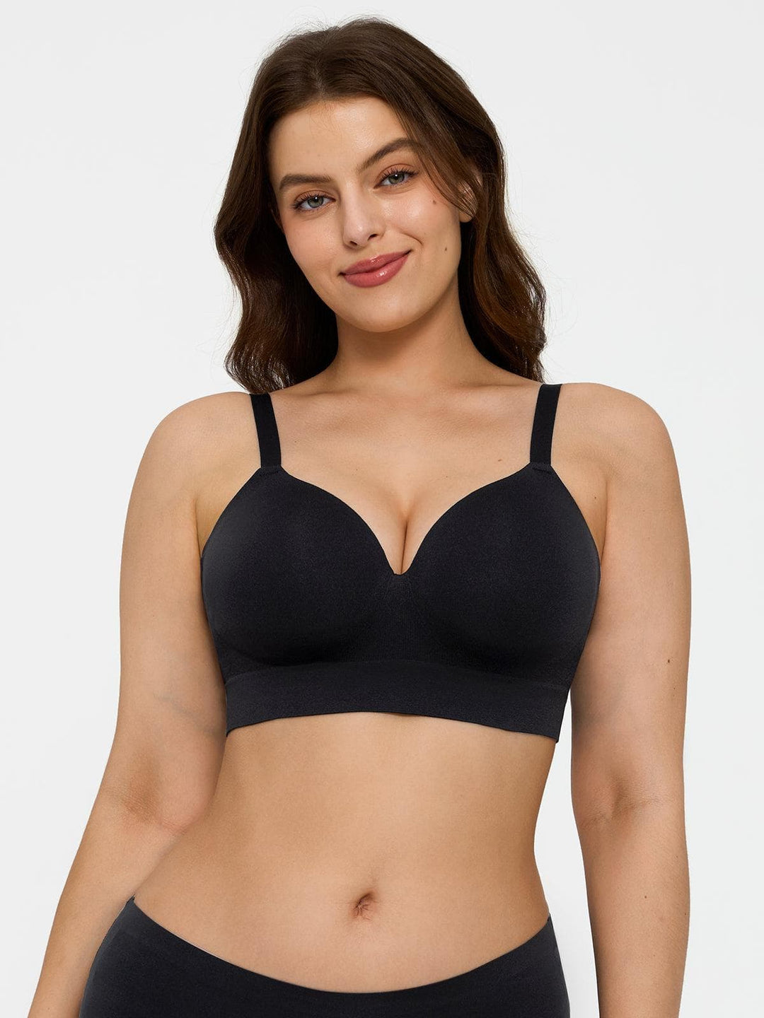 2-Pack ContourLift™ Seamless Wireless Shaping Push Up Bra Bundle