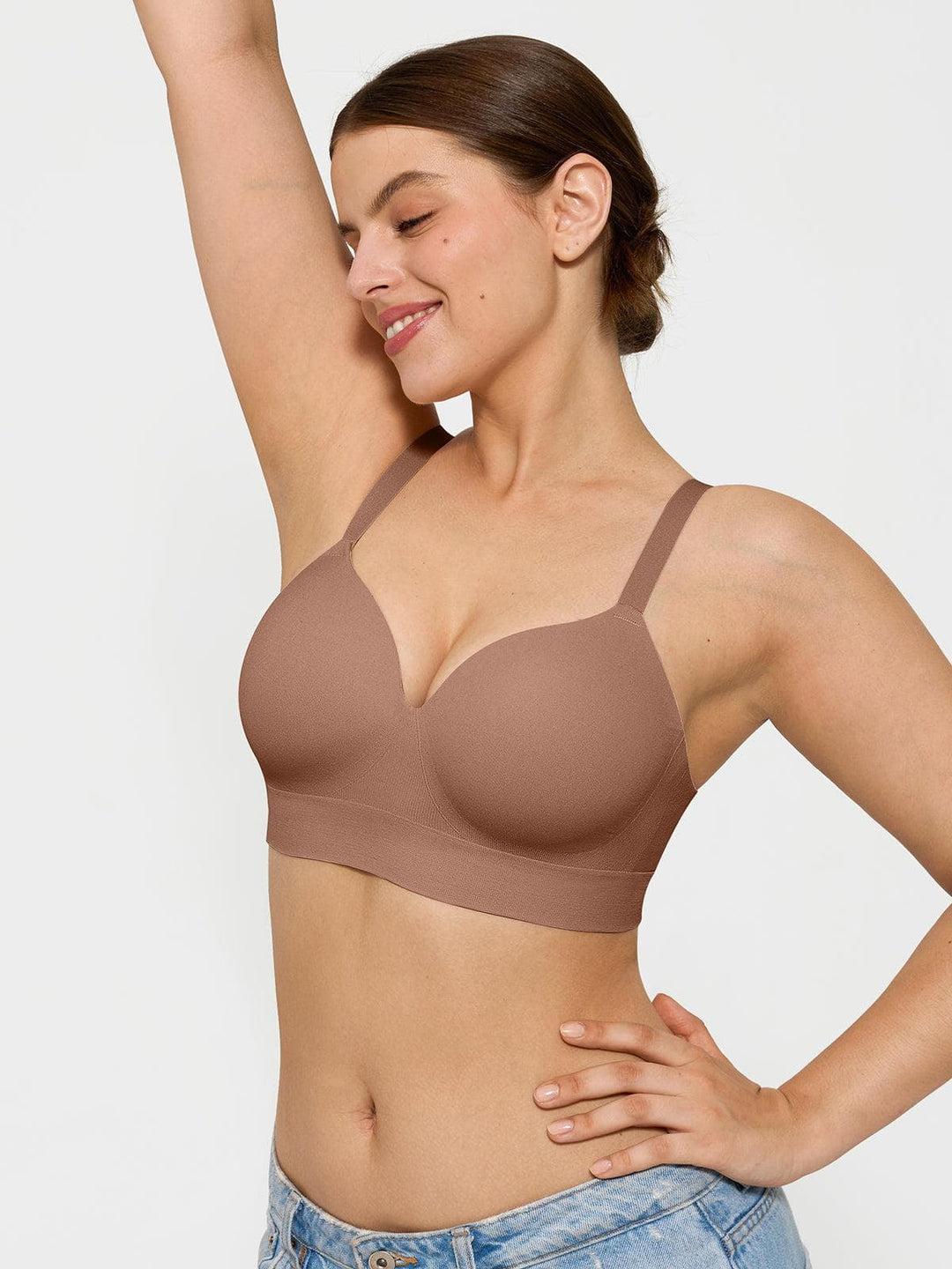 2-Pack ContourLift™ Seamless Wireless Shaping Push Up Bra Bundle