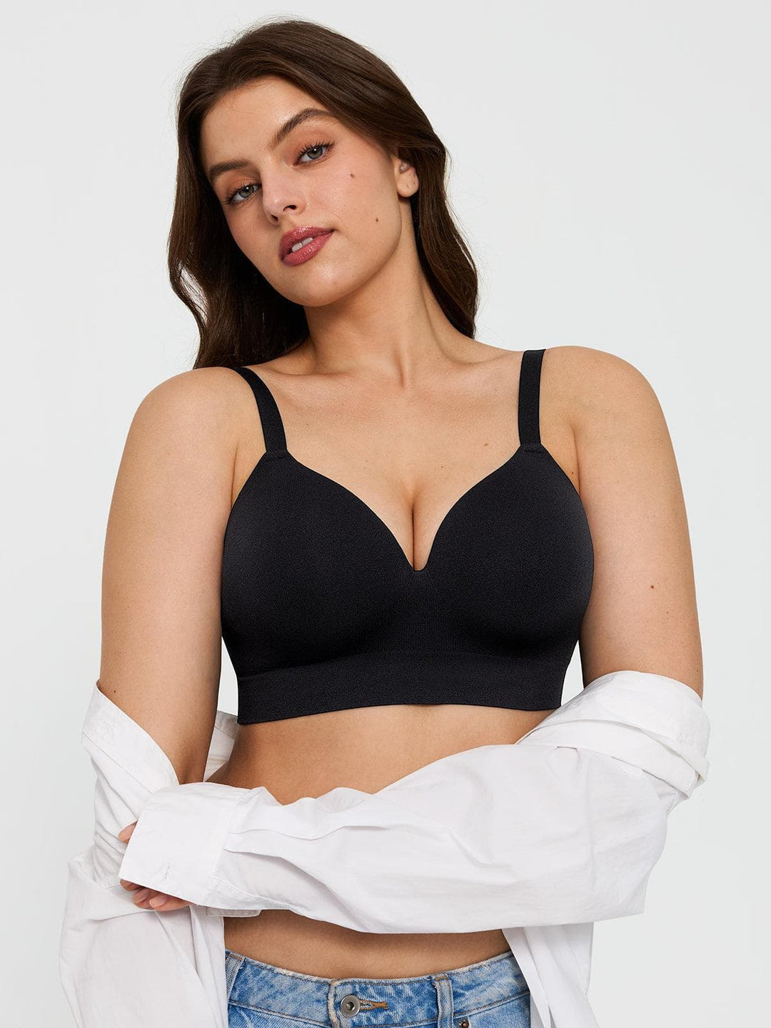 4-Pack ContourLift™  Seamless Wireless Shaping Push Up Bra Bundle