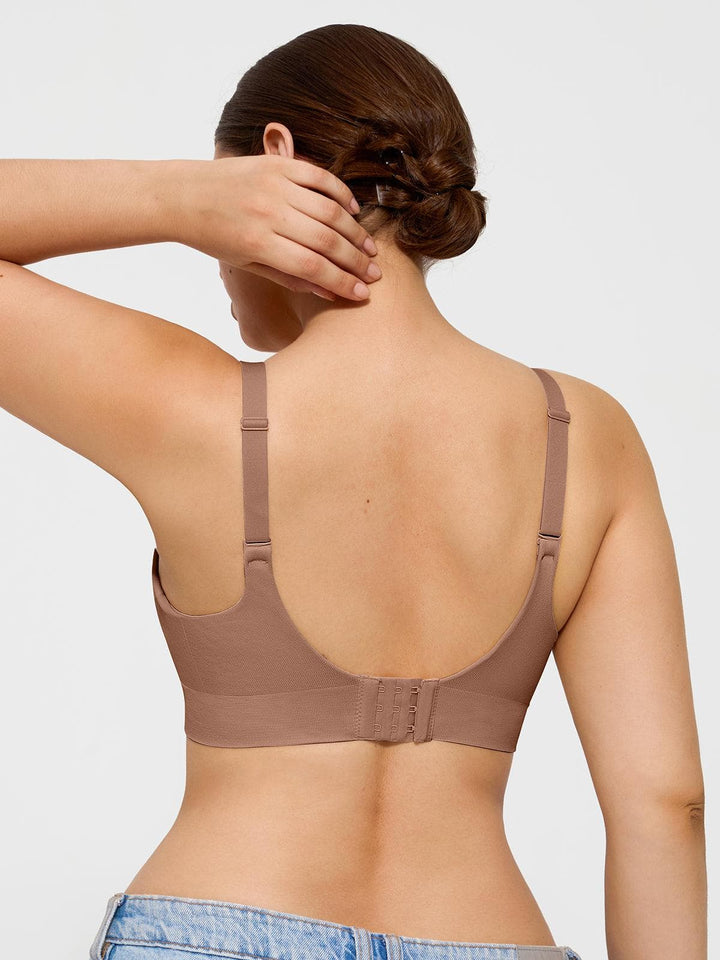 4-Pack ContourLift™  Seamless Wireless Shaping Push Up Bra Bundle