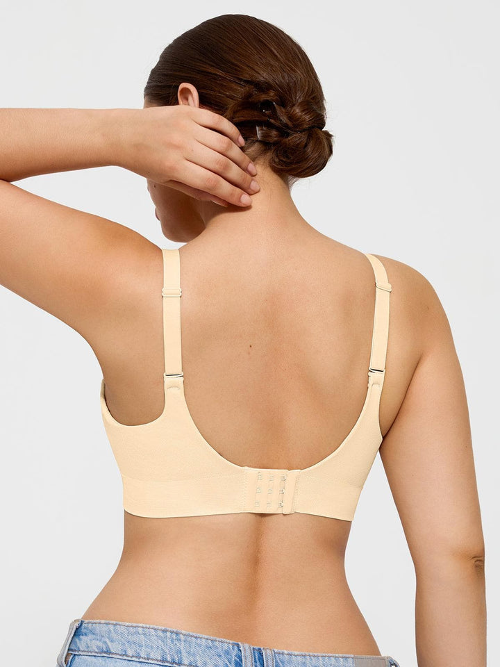 4-Pack ContourLift™  Seamless Wireless Shaping Push Up Bra Bundle