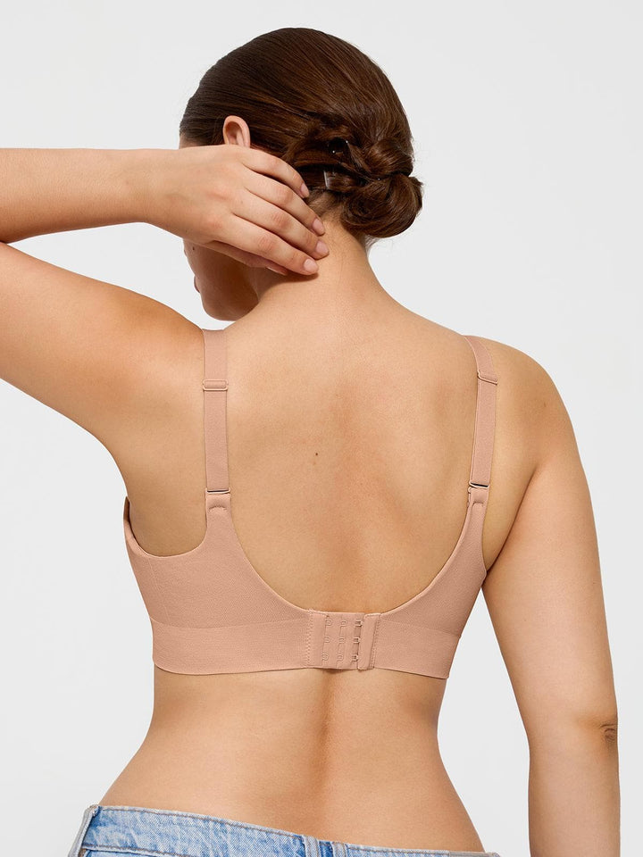 4-Pack ContourLift™  Seamless Wireless Shaping Push Up Bra Bundle