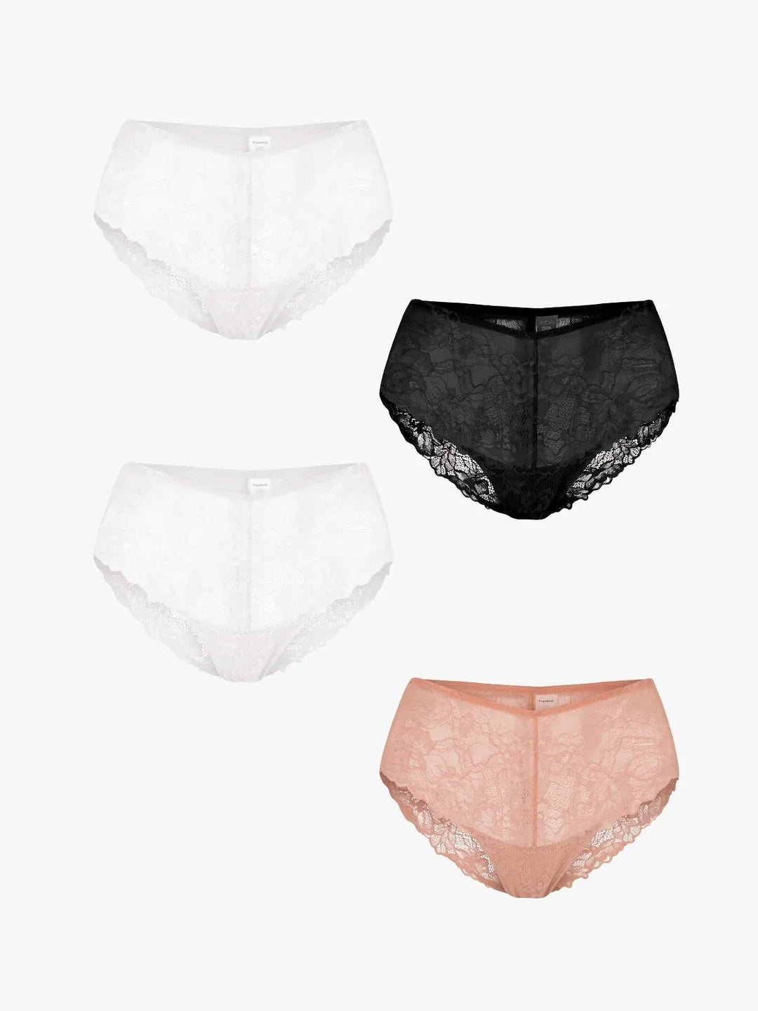 4-Pack Mid-Rise Lace Brief Bundle