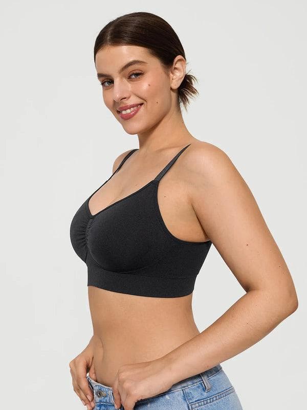 4-Pack Seamless Comfort Removable Pad Everyday Bra Bundle