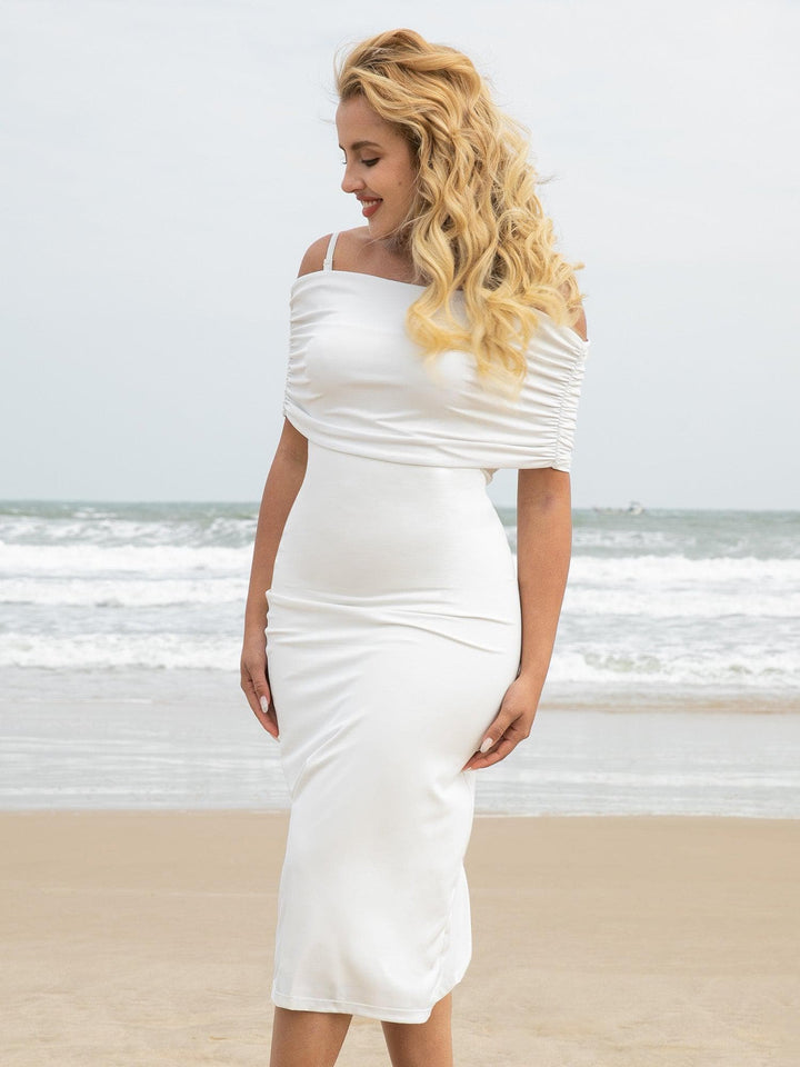 Shapewear Slimming Midi Tube Dress or Bandeau Shawl or Set - Modefluss