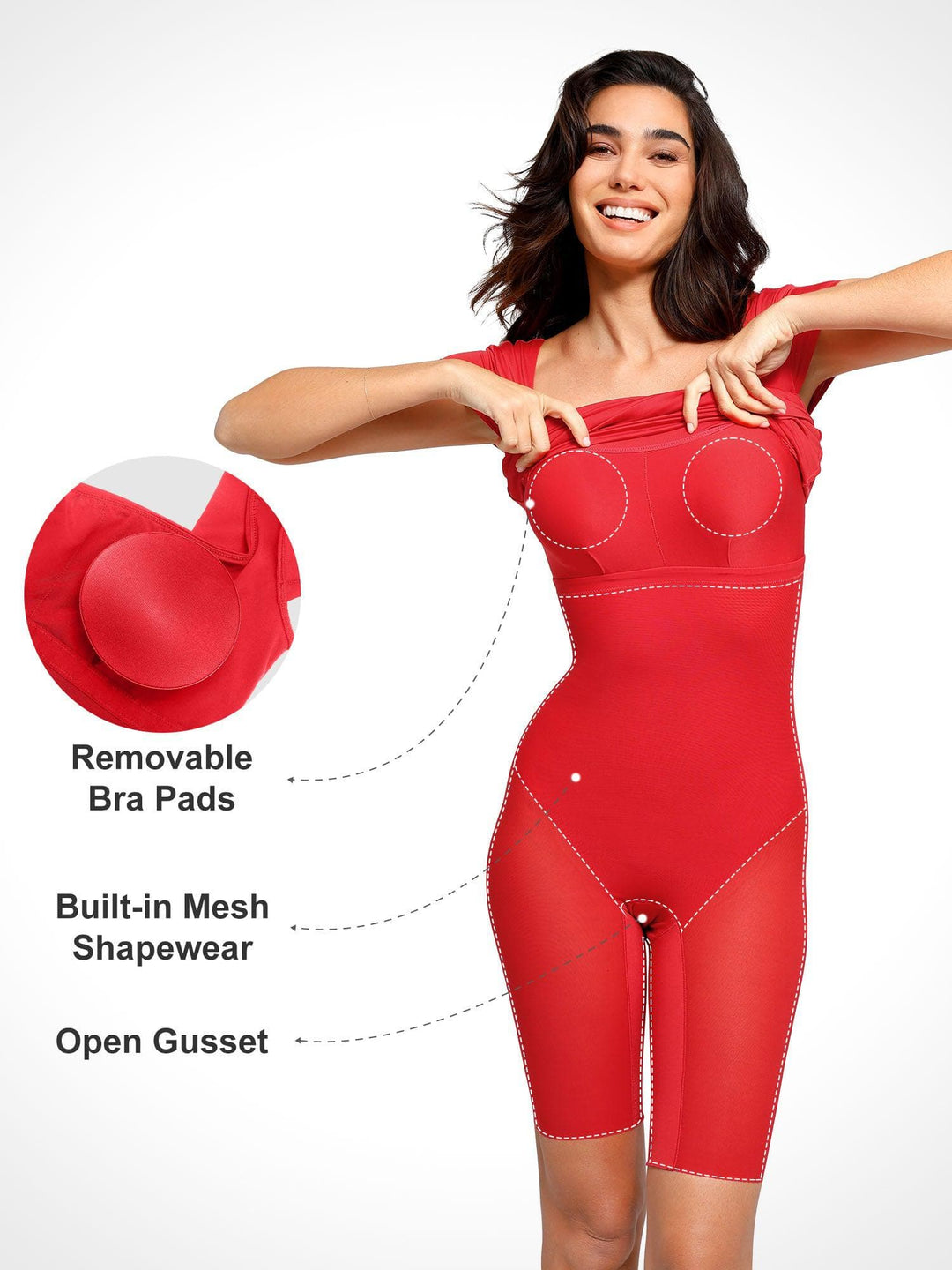 Shapewear Built-In Sculpting Midi Dress or Jumpsuit - Modefluss