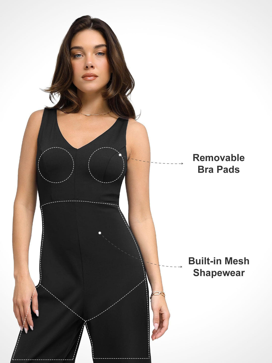 Shapewear Built-In Sculpting Midi Dress or Jumpsuit - Modefluss