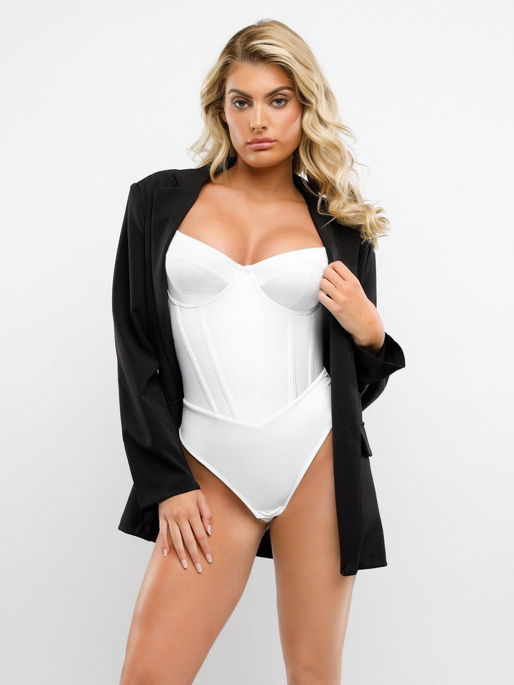 Shapewear Hourglass Corset Maxi Dress or Thong Bodysuit - Modefluss