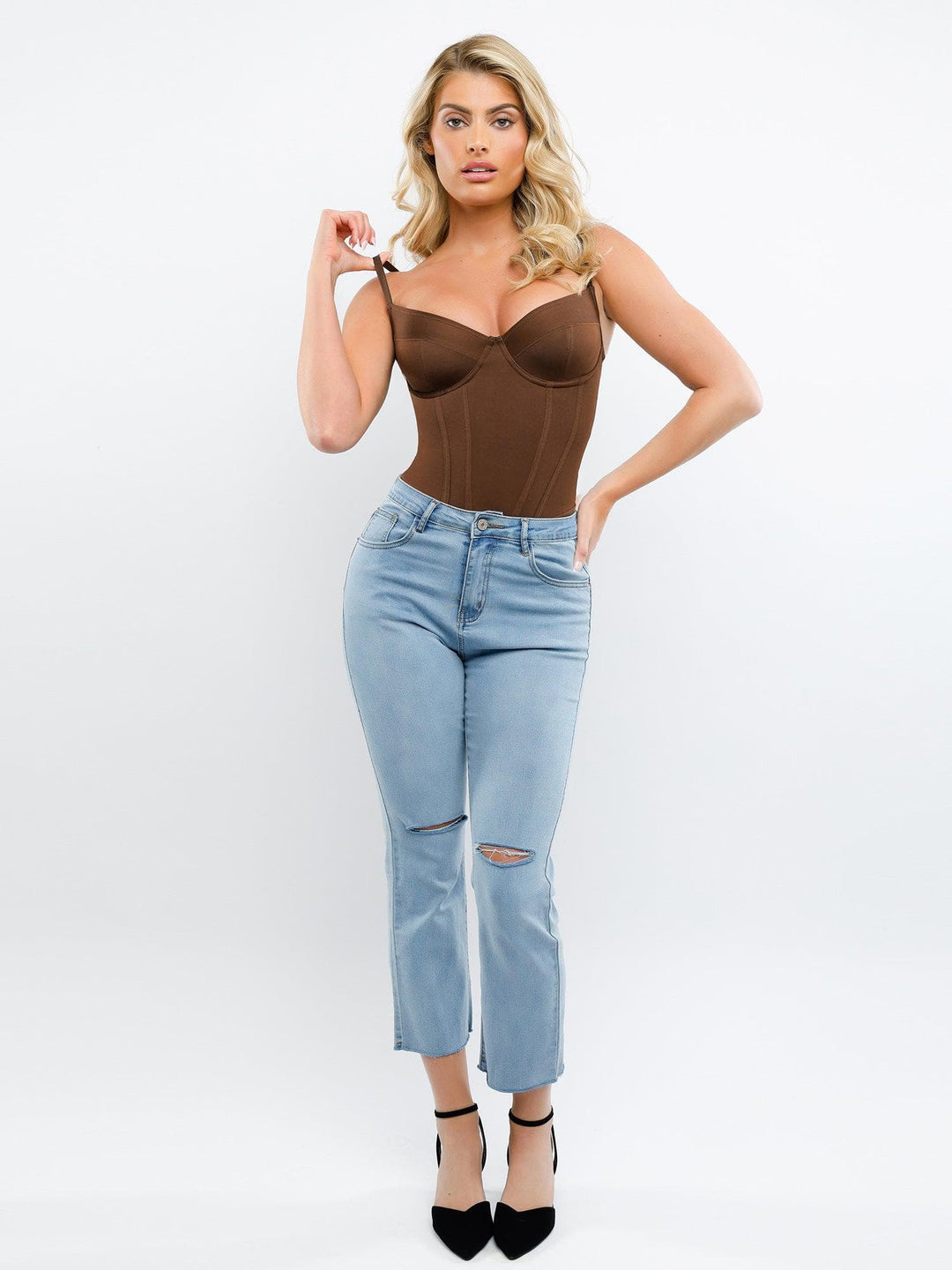 Shapewear Hourglass Corset Maxi Dress or Thong Bodysuit - Modefluss