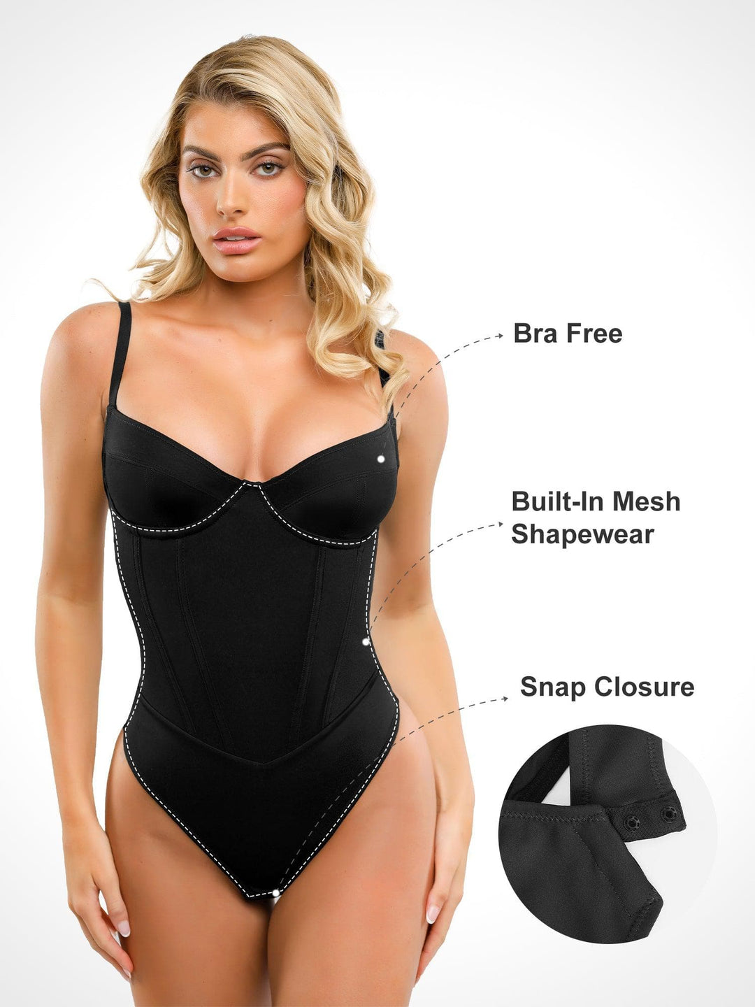 Shapewear Hourglass Corset Maxi Dress or Thong Bodysuit - Modefluss
