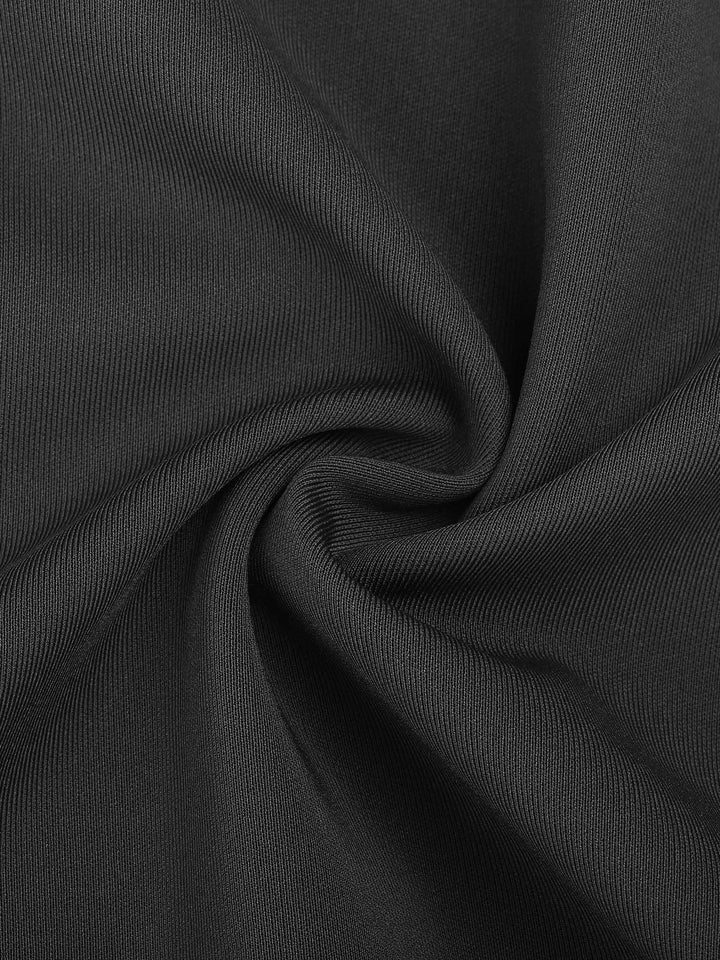 Shapewear Ruched Side Slit Slimming Maxi Slip Dress - Modefluss
