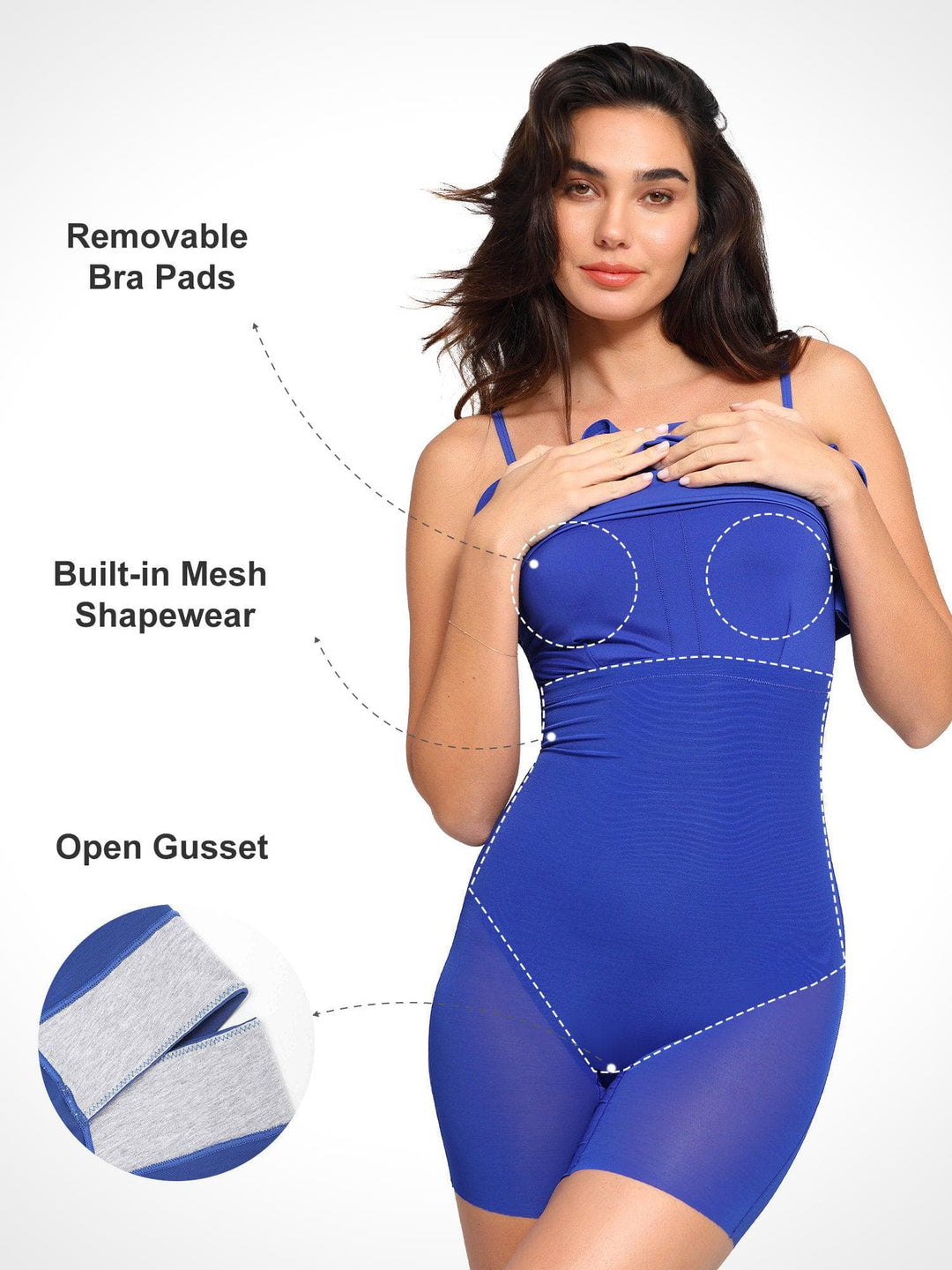 Shapewear Slimming Midi Dress and Sheer Mesh Overlay Set - Modefluss
