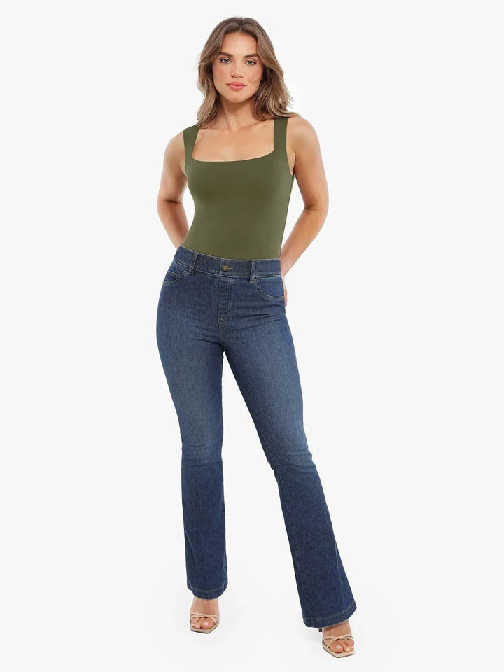 Cloud-Touch Double-Layer Shaping Sleeveless Top - Modefluss