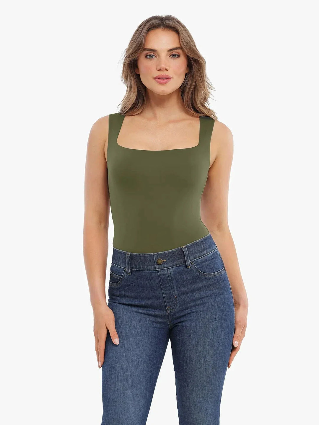 Cloud-Touch Double-Layer Shaping Sleeveless Top - Modefluss