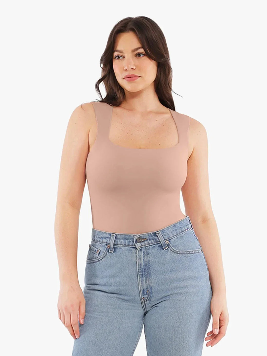 Cloud-Touch Double-Layer Shaping Sleeveless Top - Modefluss