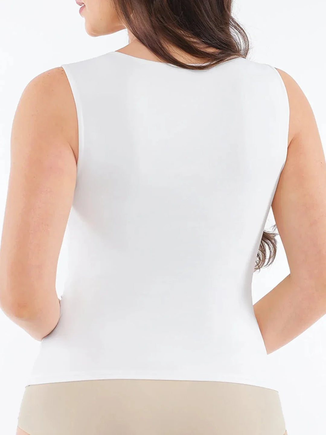 Cloud-Touch Double-Layer Shaping Sleeveless Top - Modefluss