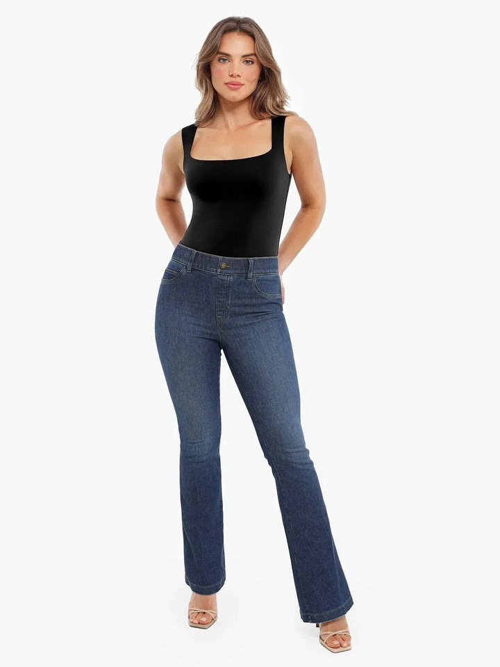 Cloud-Touch Double-Layer Shaping Sleeveless Top - Modefluss