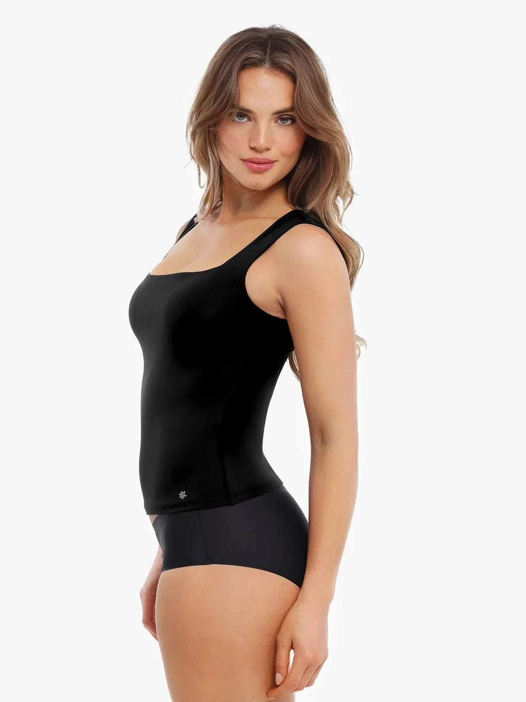Cloud-Touch Double-Layer Shaping Sleeveless Top - Modefluss