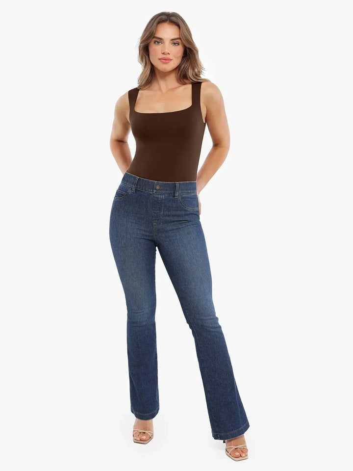 Cloud-Touch Double-Layer Shaping Sleeveless Top - Modefluss