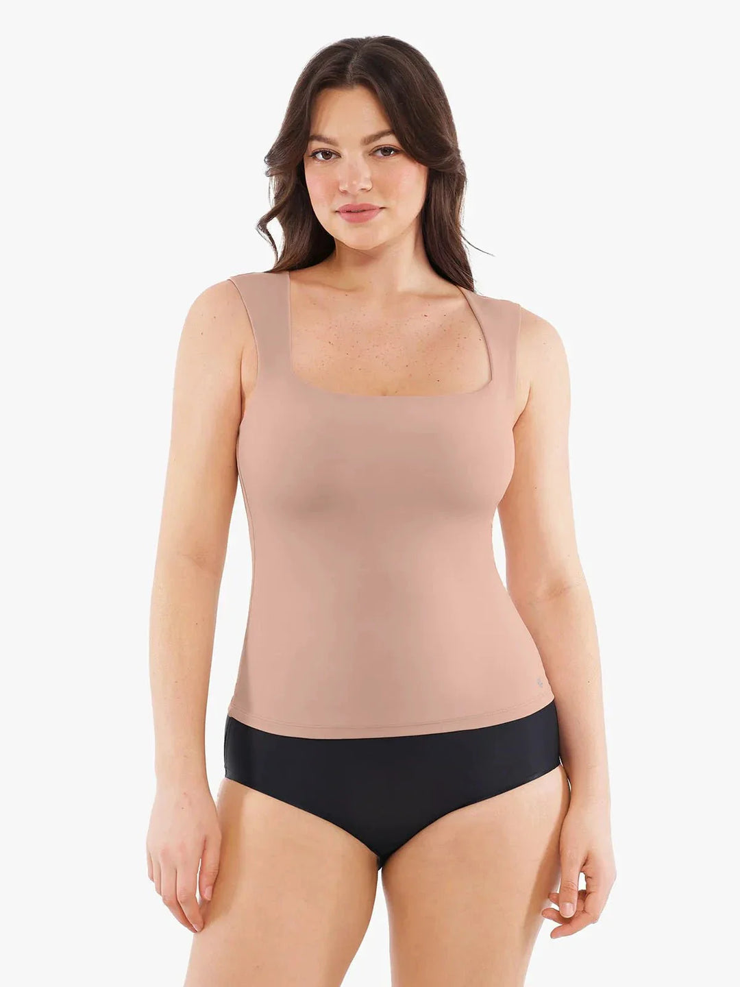Cloud-Touch Double-Layer Shaping Sleeveless Top - Modefluss