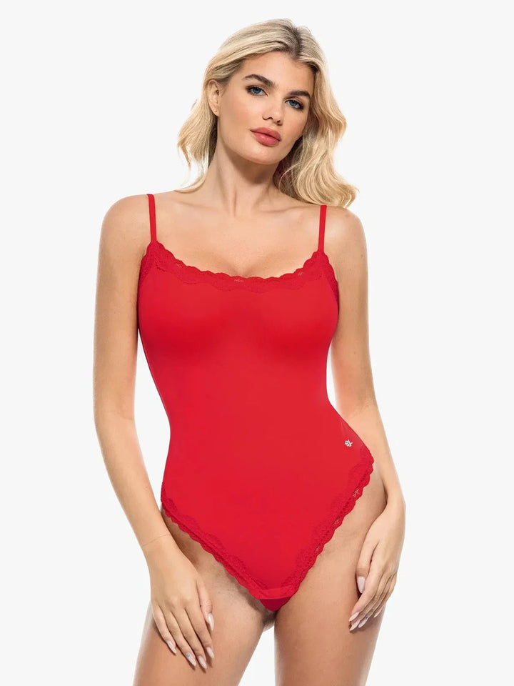 Cloud-Touch Shaping All-in-One Lace Bodysuit - Modefluss