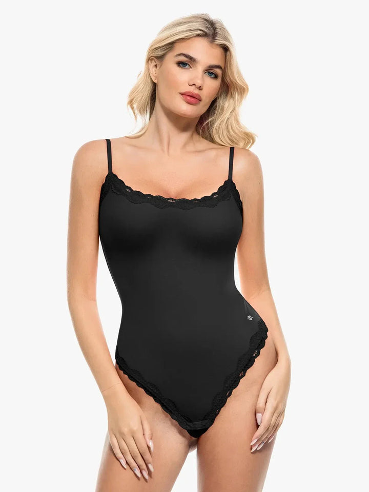 Cloud-Touch Shaping All-in-One Lace Bodysuit - Modefluss