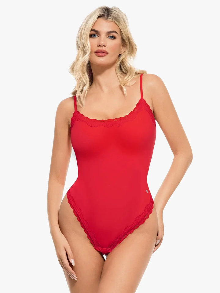Cloud-Touch Shaping All-in-One Lace Bodysuit - Modefluss