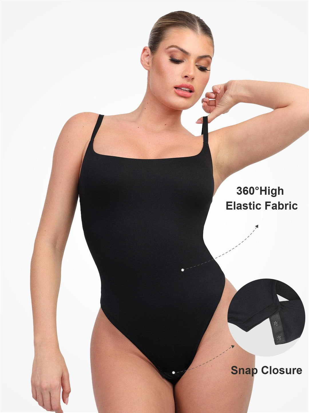 Shapewear Cloudsense Sculpting High-Cut Thong Cami Bodysuit - Modefluss