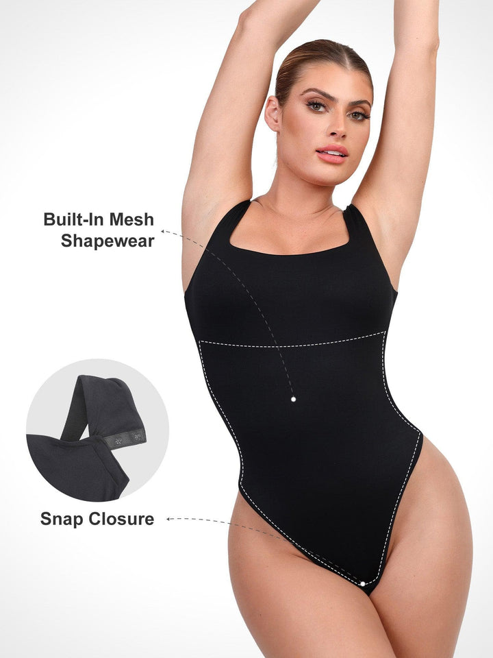 Shapewear CloudSense Tank Neck Low Back Sculpting Bodysuit - Modefluss