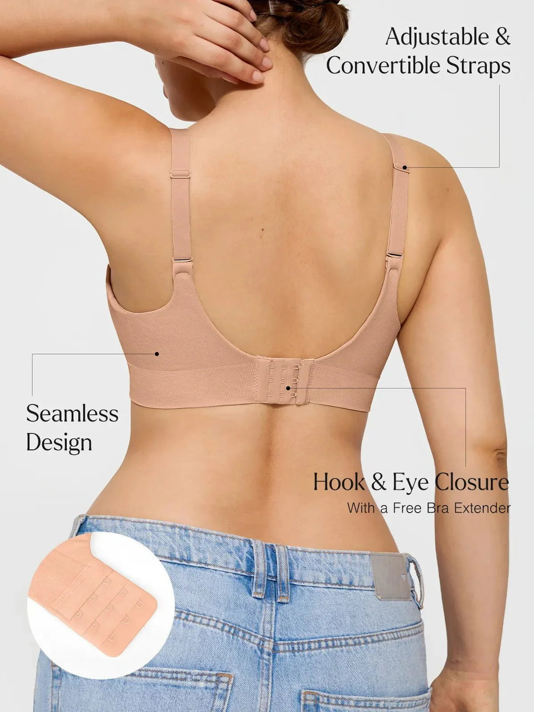 ContourLift™ Seamless Wireless Shaping Push Up Bra - Modefluss