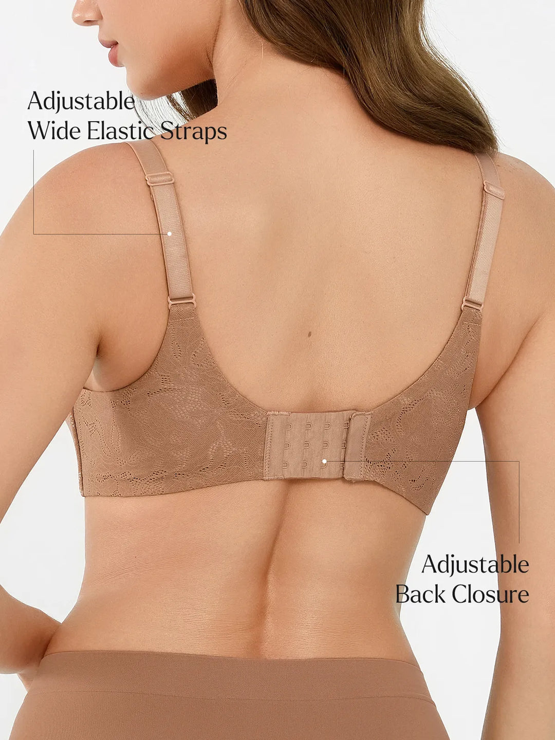 Lace Full Coverage Comfort Sculpting Plunge Bra - Modefluss