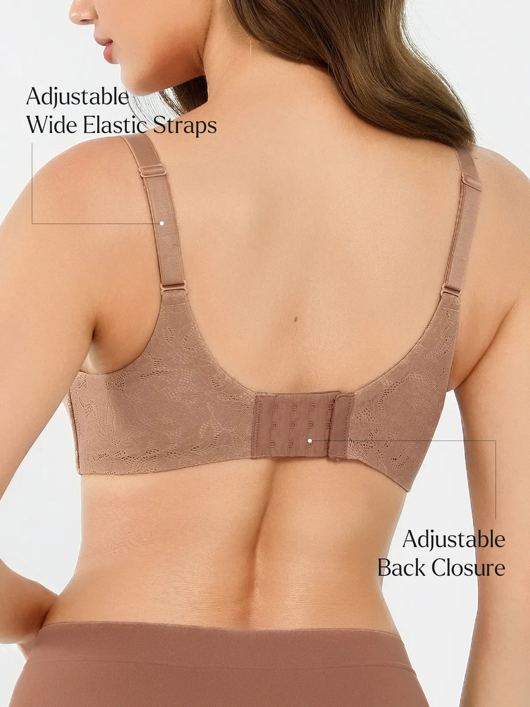 Lace Full Coverage Comfort Sculpting Plunge Bra - Modefluss