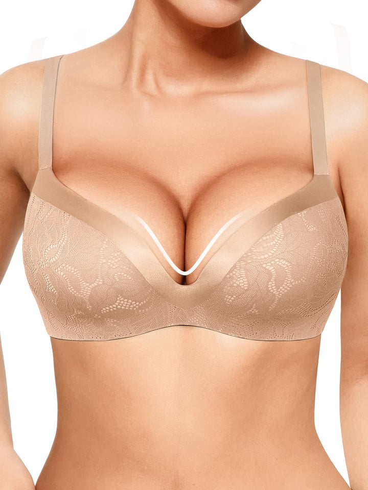 Lace Full Coverage Comfort Sculpting Plunge Bra - Modefluss