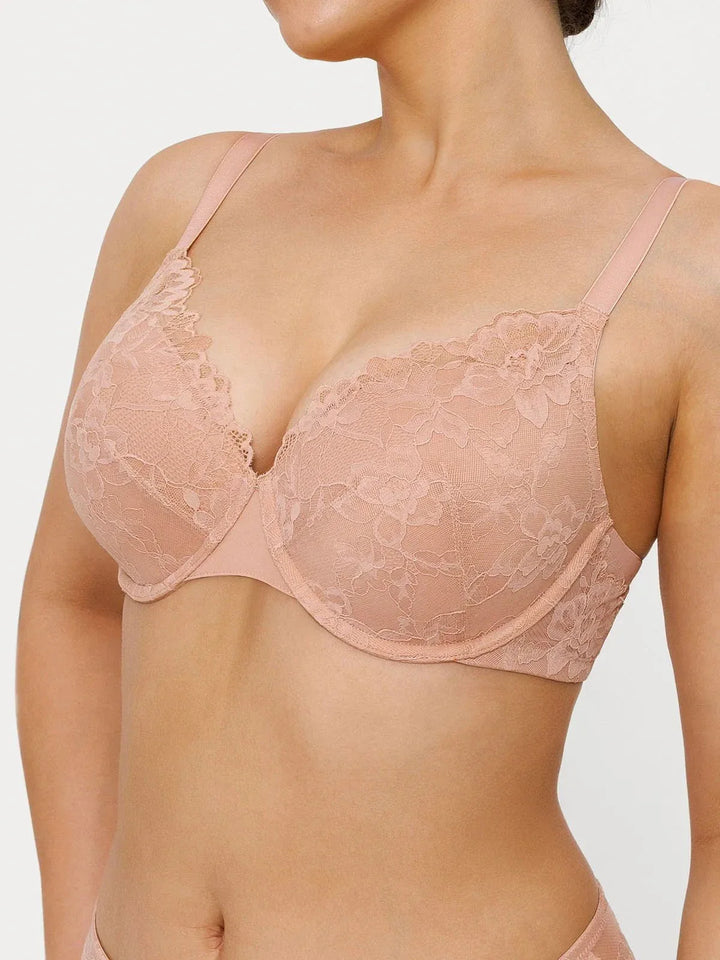 Lace Full-Cup Underwire Comfort Support Bra