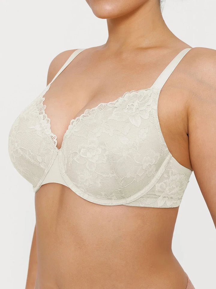Lace Full-Cup Underwire Comfort Support Bra