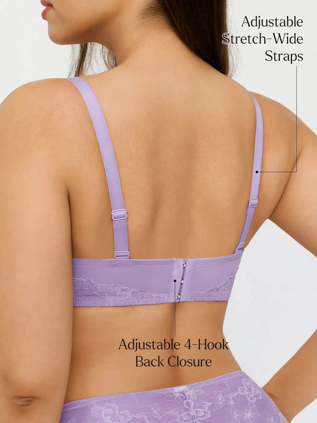 Lace Full-Cup Underwire Comfort Support Bra