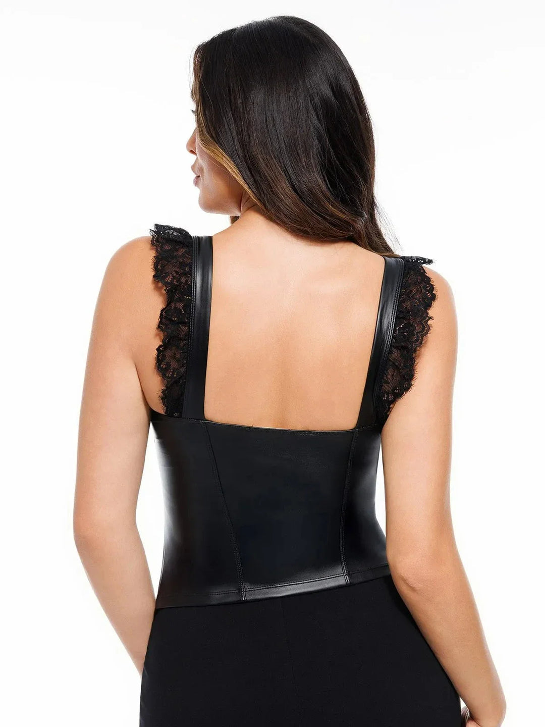 Lace Trim Sculpting Camisole Top - Modefluss