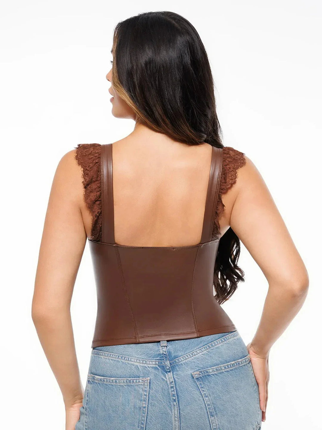 Lace Trim Sculpting Camisole Top - Modefluss