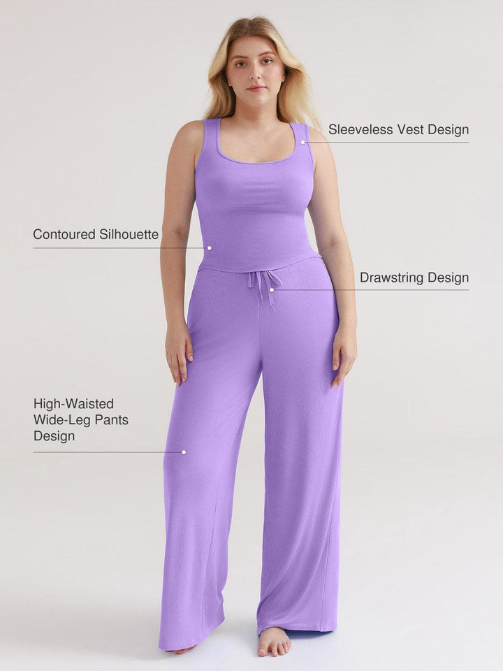 Modal Tank Top & Drawstring Pant Pajama Set