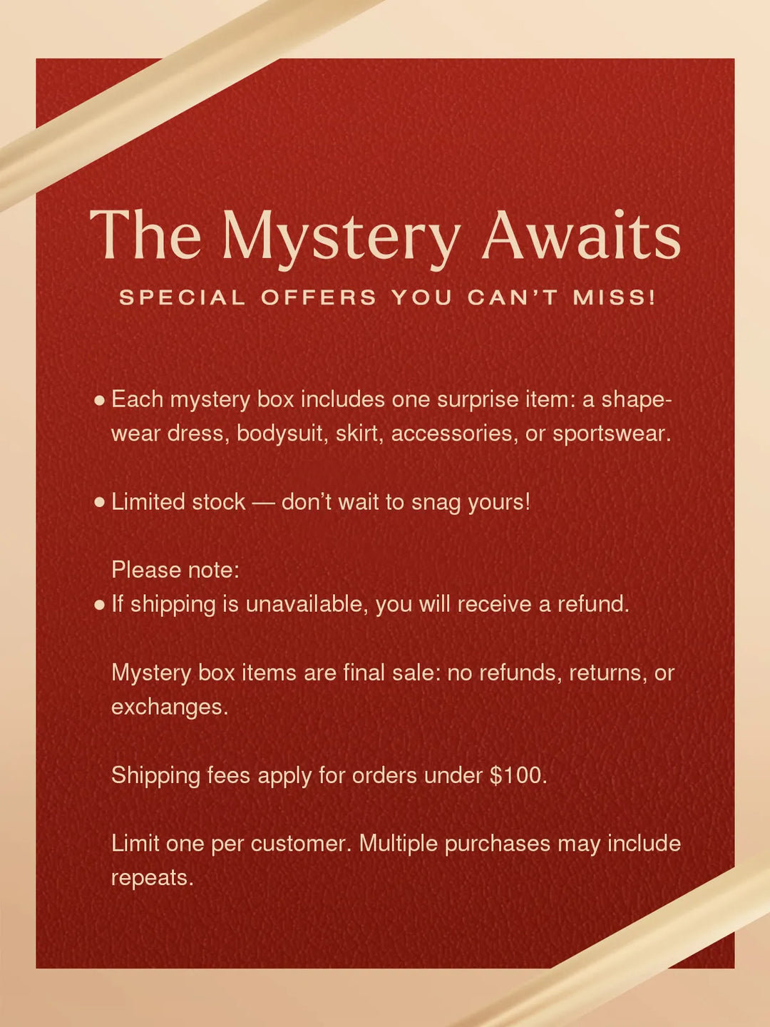 Mystery Box: $9.9 for Everyday Surprises - Modefluss