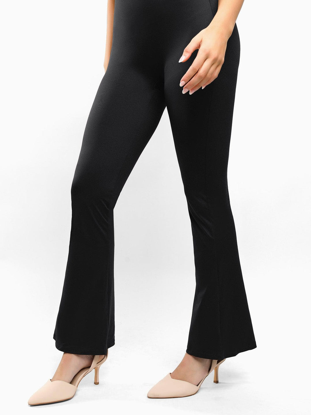 Shapewear Butt Lift Flare Leg Strappy Jumpsuit - Modefluss