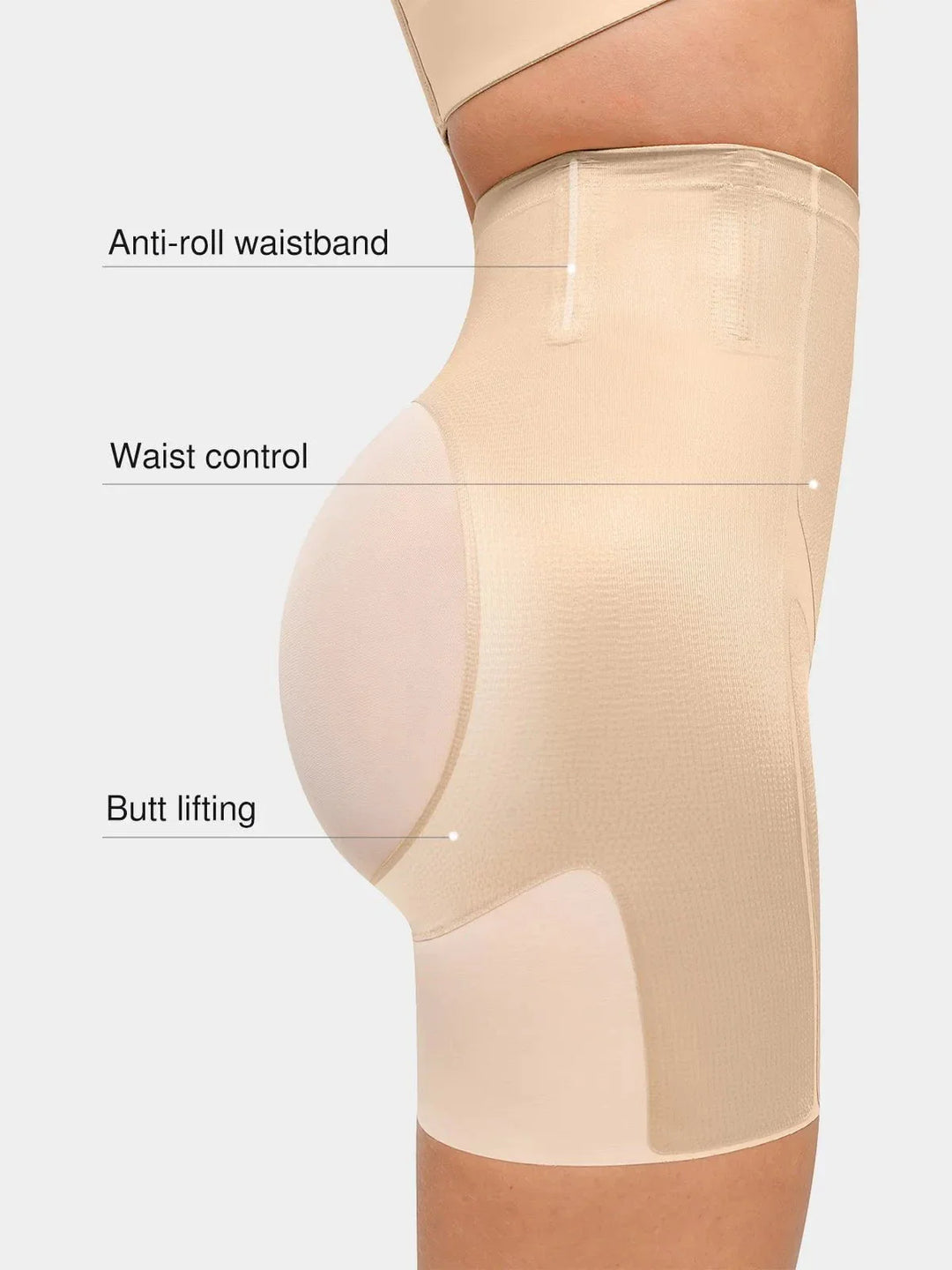 Seamless Underwire-Free Smoothing Bra Butt-Lifting Shorts Set
