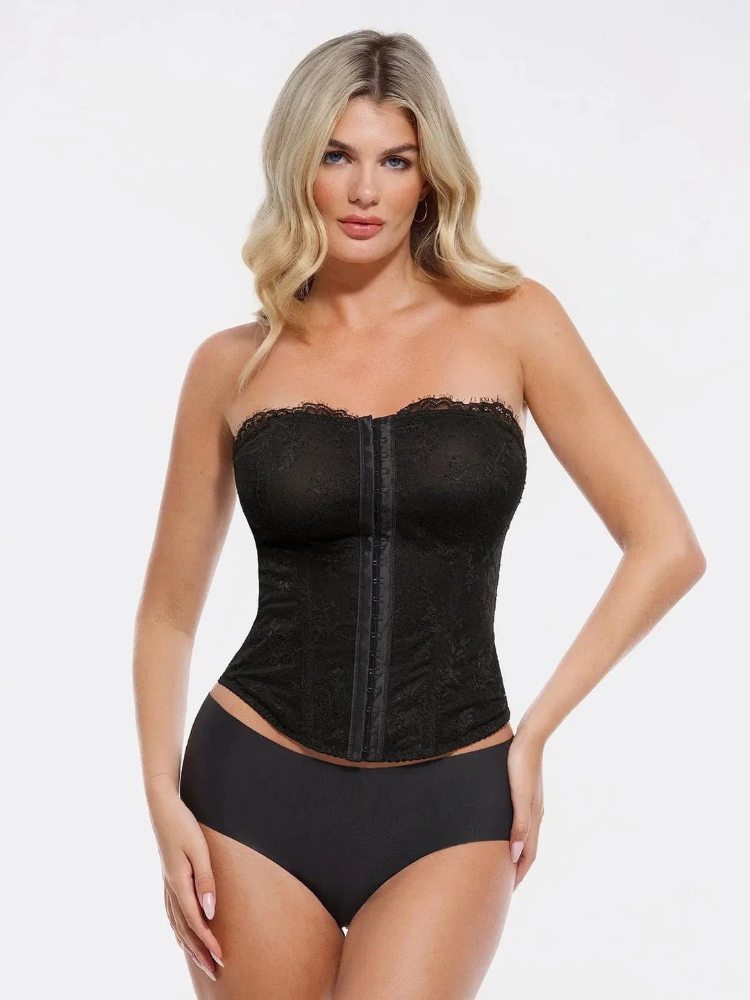 Shapewear Sculpting Leopard Mesh Detachable Strap Corset Top - Modefluss
