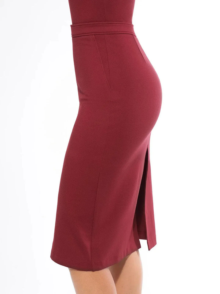 SculptEase Ponte Pencil Skirt - Modefluss