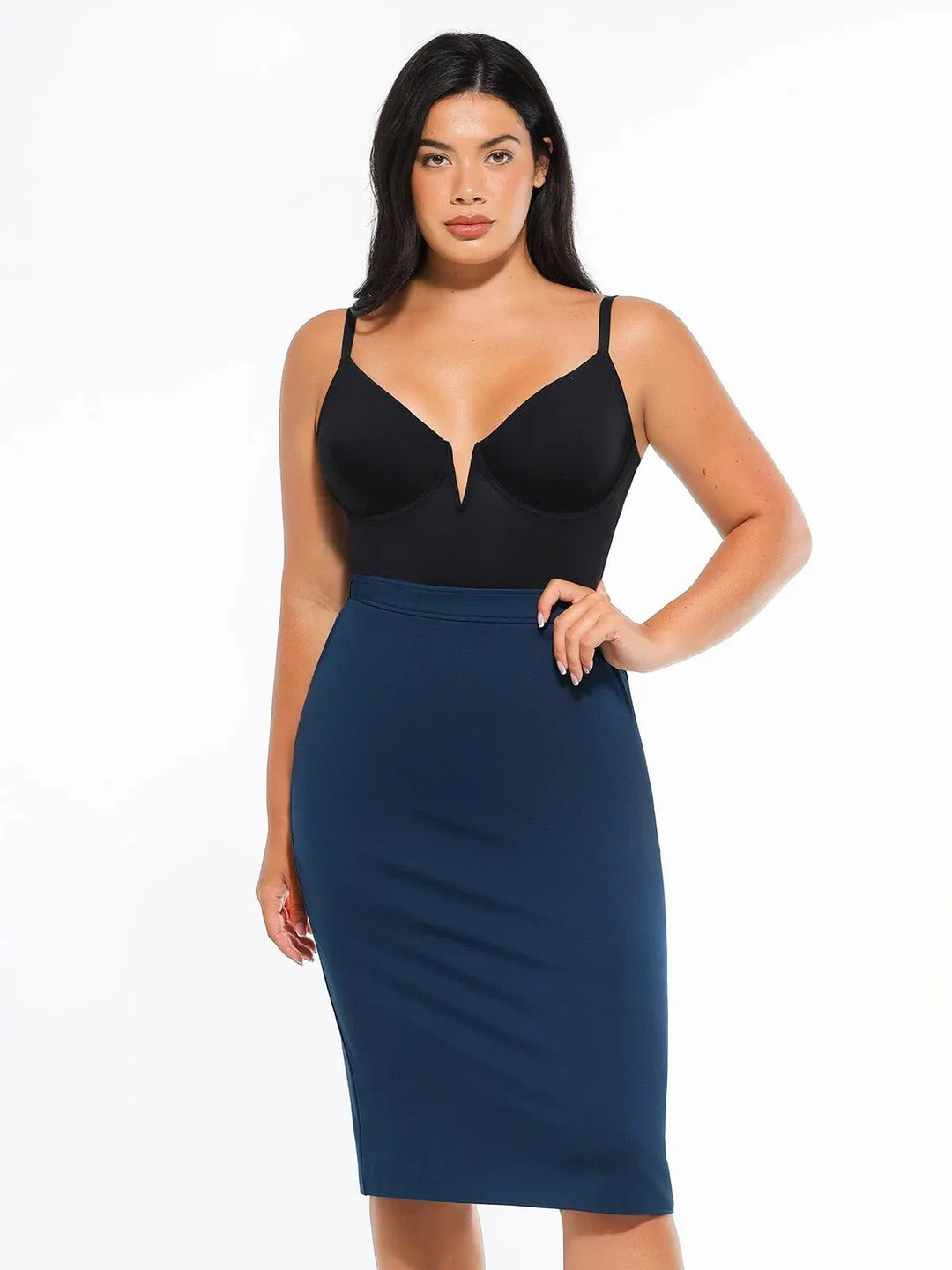 SculptEase Ponte Pencil Skirt - Modefluss
