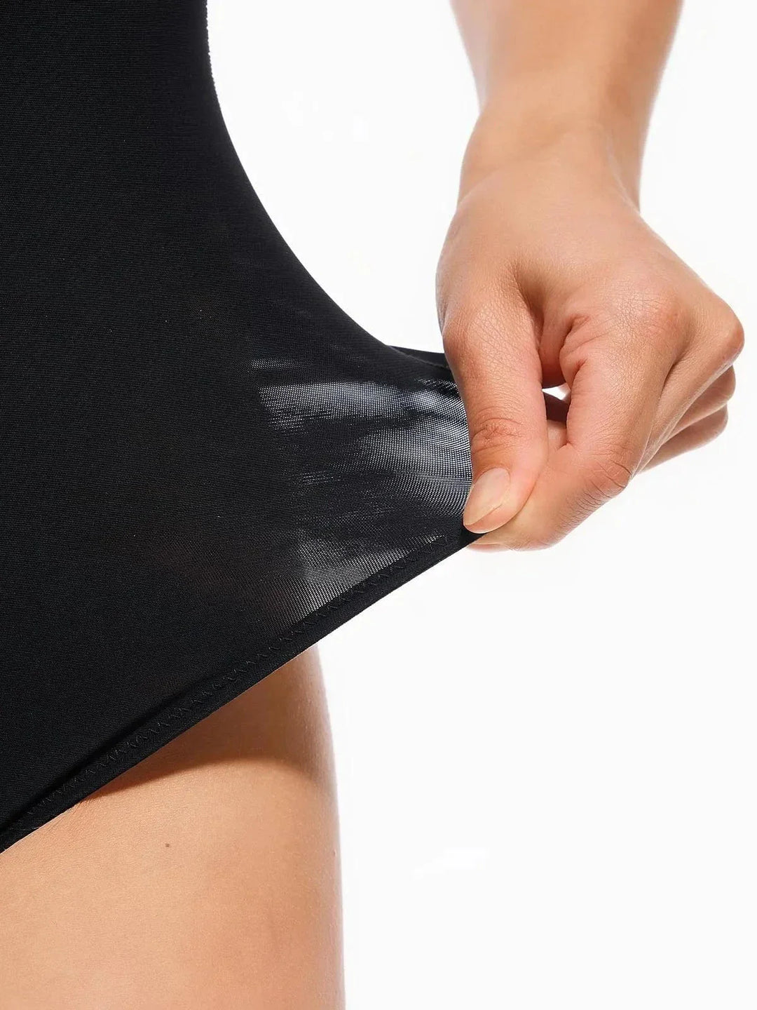 Sculpting 3-in-1 Faux Leather Bodysuit - Modefluss
